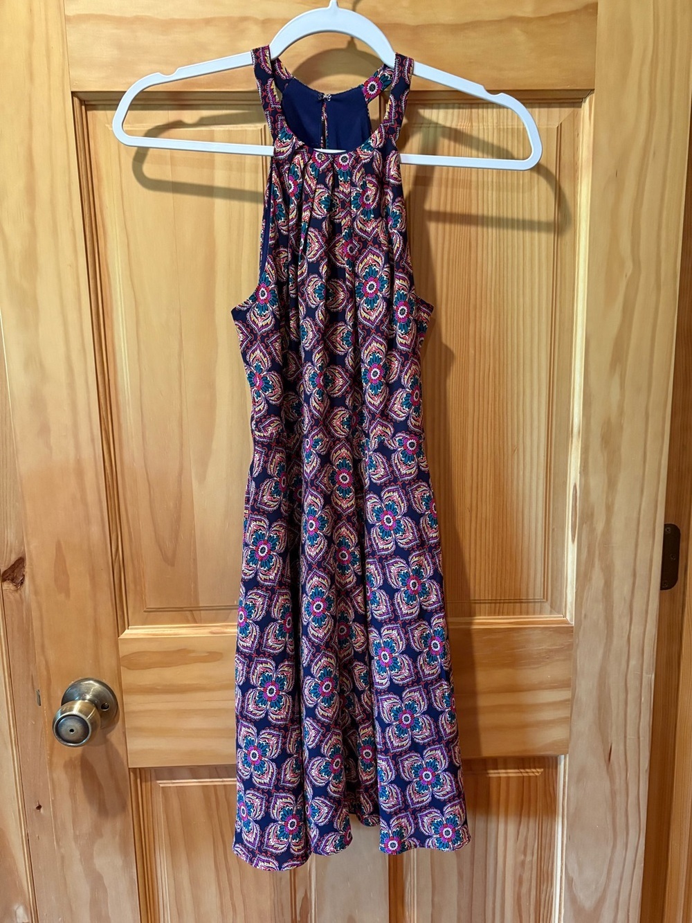 Express Halter Fit & Flare Dress women’s size 0